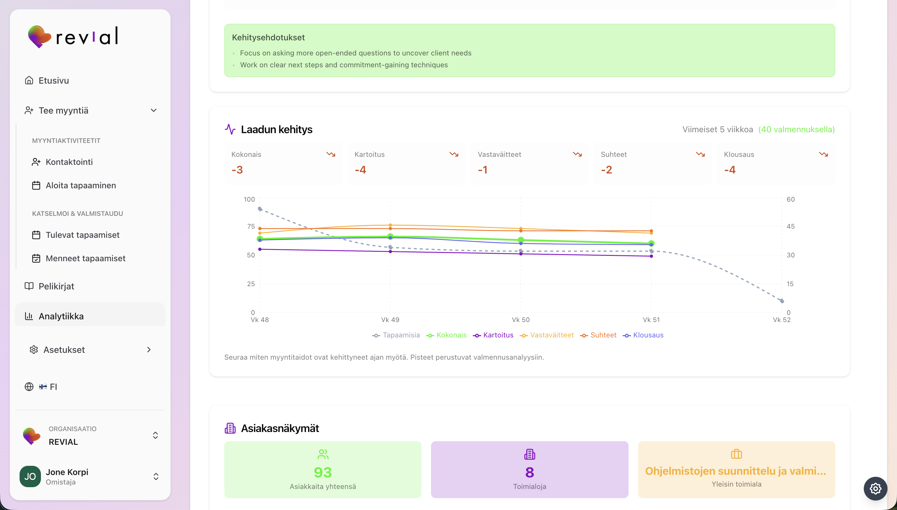 Track Progress Feature