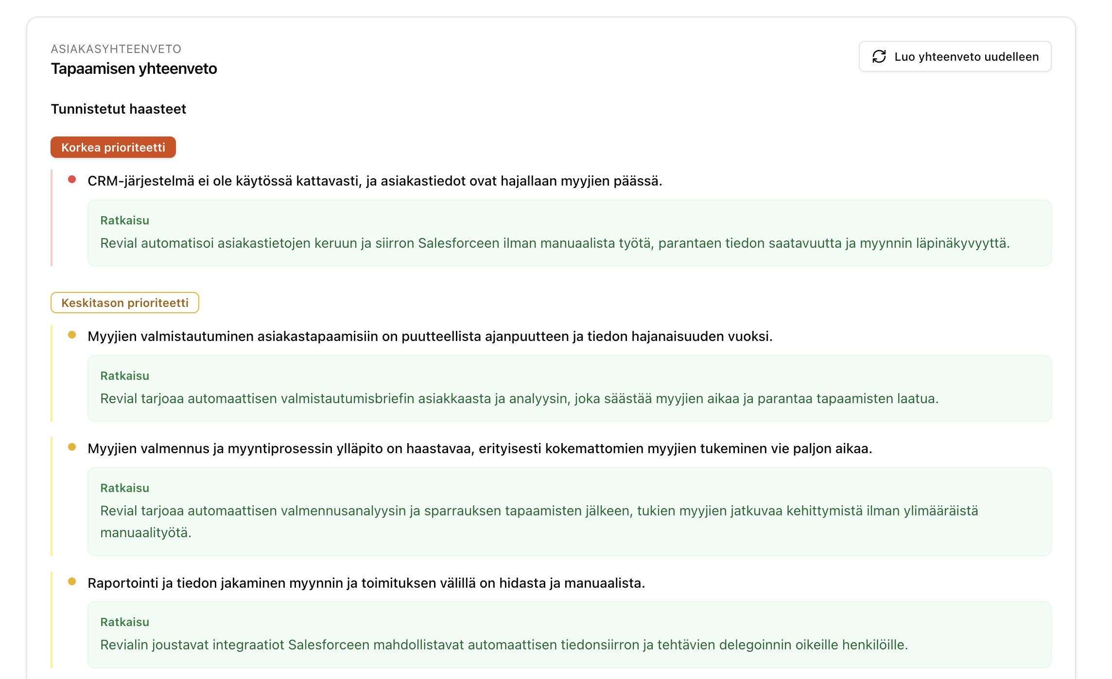 Analyze Client Calls Feature